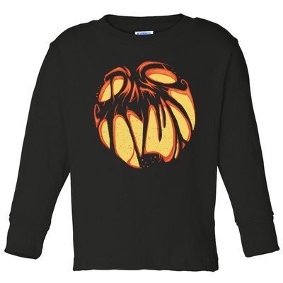 Fierce JackOLantern Toddler Long Sleeve Shirt