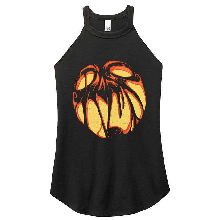 Fierce JackOLantern Women's Perfect Tri Rocker Tank
