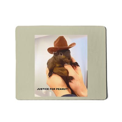 Funny Justice For Peanut Pnut Squirrelpnut Justice Mousepad