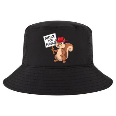 Funny Justice For Peanut Pnut Squirrel Pnut Justice Cool Comfort Performance Bucket Hat