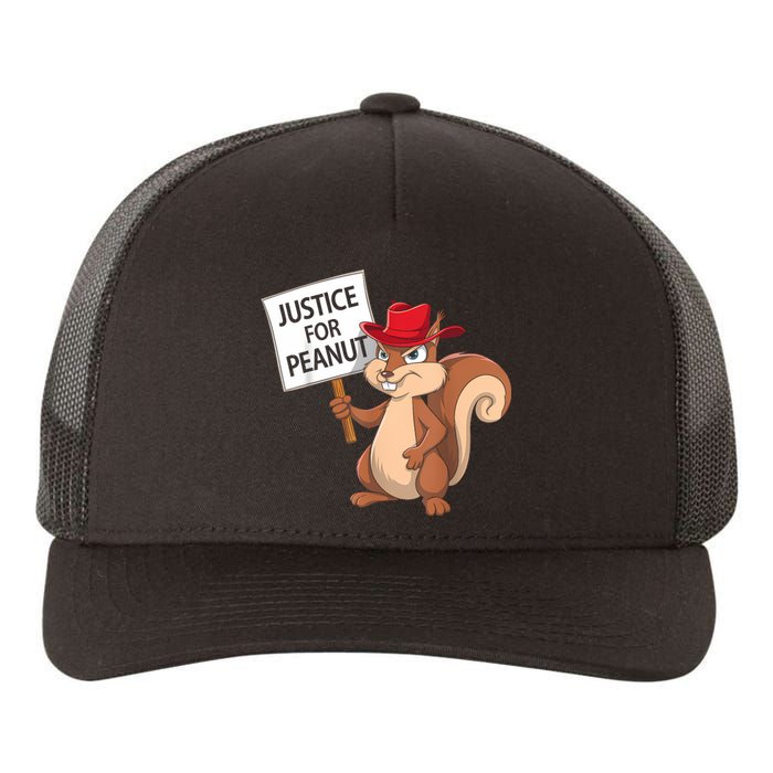 Funny Justice For Peanut Pnut Squirrel Pnut Justice Yupoong Adult 5-Panel Trucker Hat