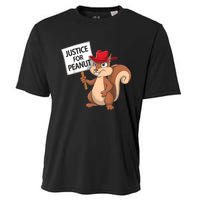 Funny Justice For Peanut Pnut Squirrel Pnut Justice Cooling Performance Crew T-Shirt