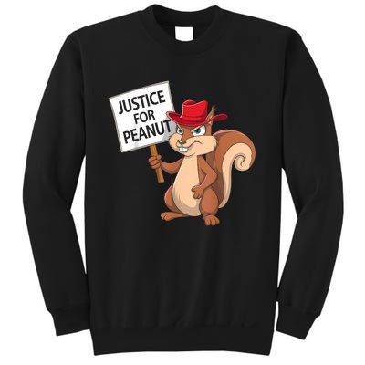 Funny Justice For Peanut Pnut Squirrel Pnut Justice Sweatshirt