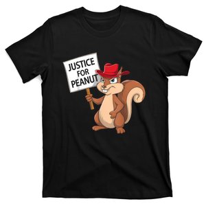 Funny Justice For Peanut Pnut Squirrel Pnut Justice T-Shirt