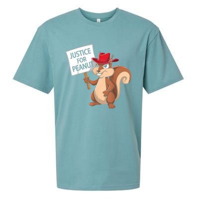 Funny Justice For Peanut Pnut Squirrel Pnut Justice Sueded Cloud Jersey T-Shirt