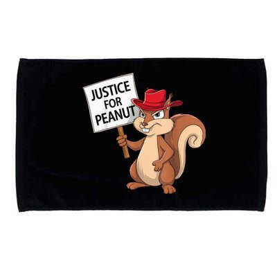 Funny Justice For Peanut Pnut Squirrel Pnut Justice Microfiber Hand Towel