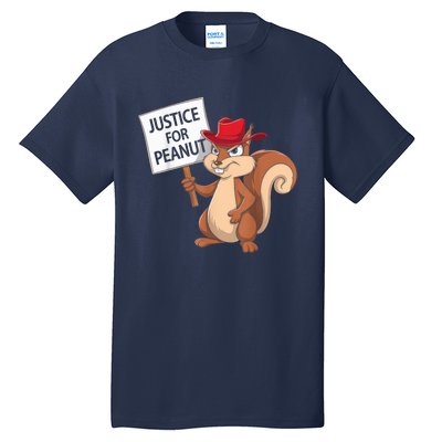 Funny Justice For Peanut Pnut Squirrel Pnut Justice Tall T-Shirt