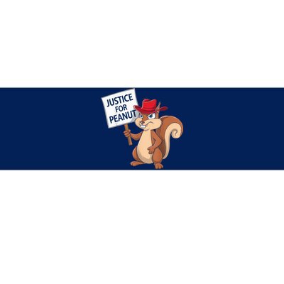 Funny Justice For Peanut Pnut Squirrel Pnut Justice Bumper Sticker