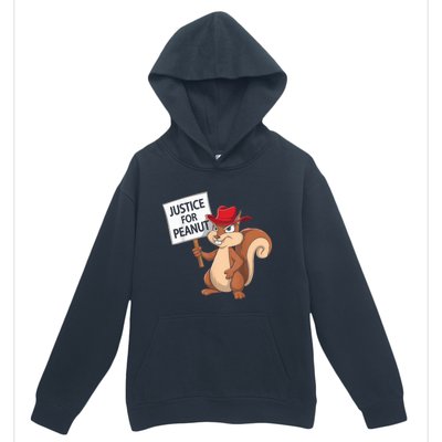 Funny Justice For Peanut Pnut Squirrel Pnut Justice Urban Pullover Hoodie