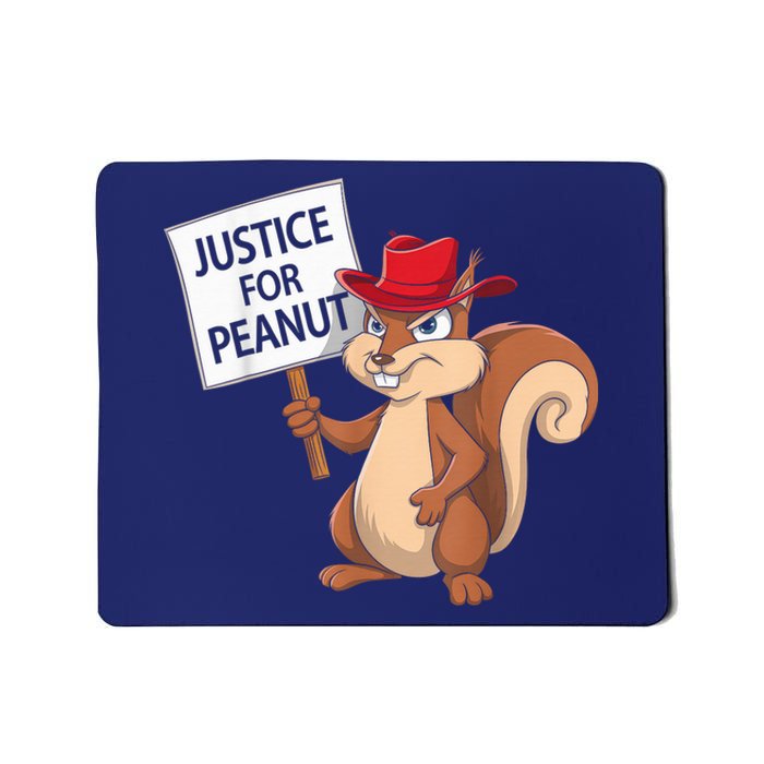 Funny Justice For Peanut Pnut Squirrel Pnut Justice Mousepad