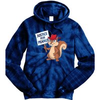 Funny Justice For Peanut Pnut Squirrel Pnut Justice Tie Dye Hoodie