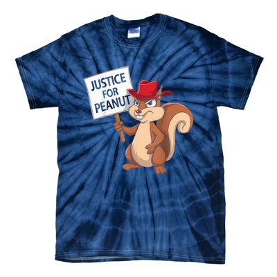 Funny Justice For Peanut Pnut Squirrel Pnut Justice Tie-Dye T-Shirt