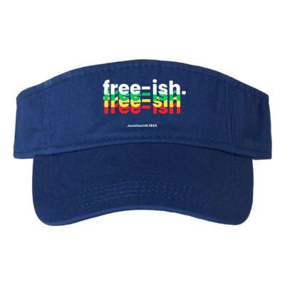 Freeish Juneteenth Valucap Bio-Washed Visor