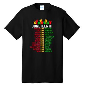 Funny Juneteenth For Women Men Gift African Pride Tall T-Shirt