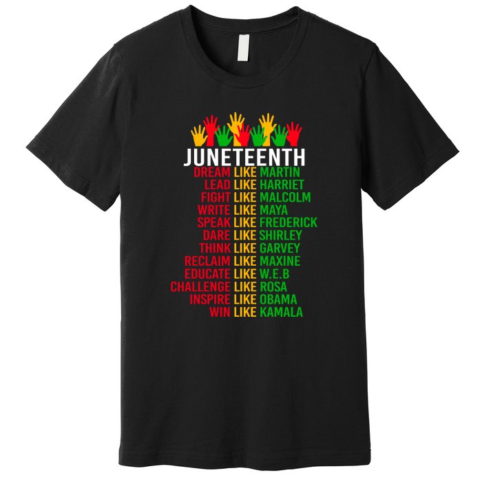 Funny Juneteenth For Women Men Gift African Pride Premium T-Shirt