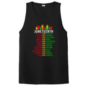 Funny Juneteenth For Women Men Gift African Pride PosiCharge Competitor Tank