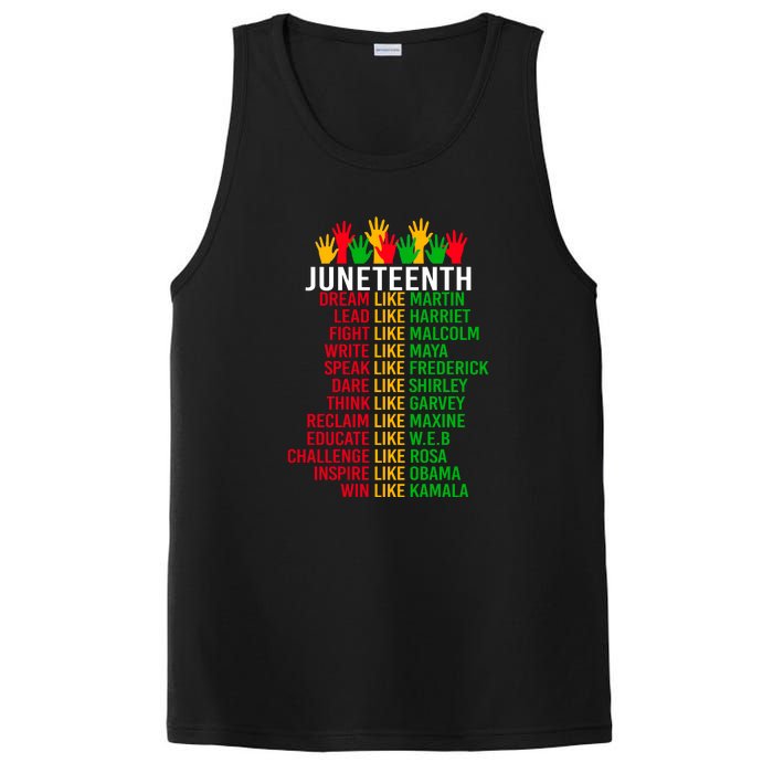 Funny Juneteenth For Women Men Gift African Pride PosiCharge Competitor Tank