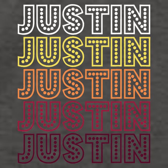 Funny Justin First Name Justin Vector Backpack