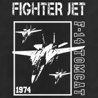 Fighter Jet F14 Tomcat 25L Jumbo Tote