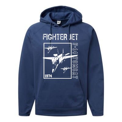 Fighter Jet F14 Tomcat Performance Fleece Hoodie