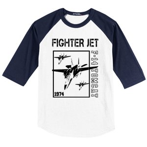 Fighter Jet F14 Tomcat Baseball Sleeve Shirt