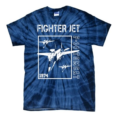 Fighter Jet F14 Tomcat Tie-Dye T-Shirt