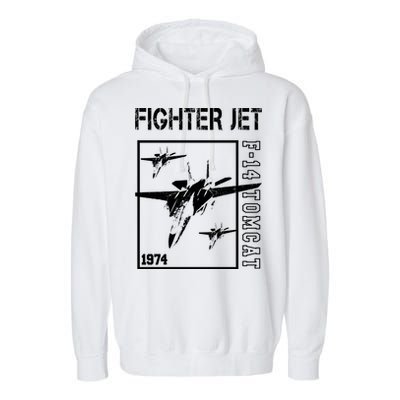 Fighter Jet F14 Tomcat Garment-Dyed Fleece Hoodie