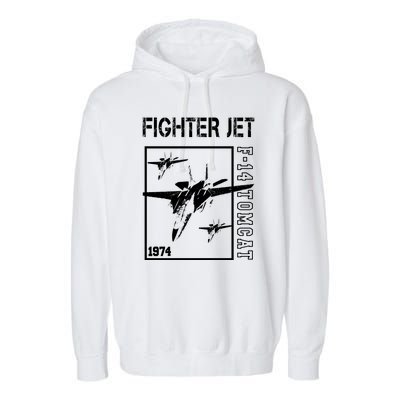 Fighter Jet F14 Tomcat Garment-Dyed Fleece Hoodie