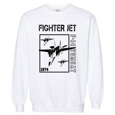 Fighter Jet F14 Tomcat Garment-Dyed Sweatshirt