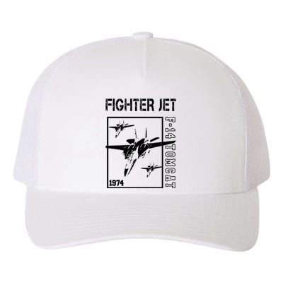 Fighter Jet F14 Tomcat Yupoong Adult 5-Panel Trucker Hat