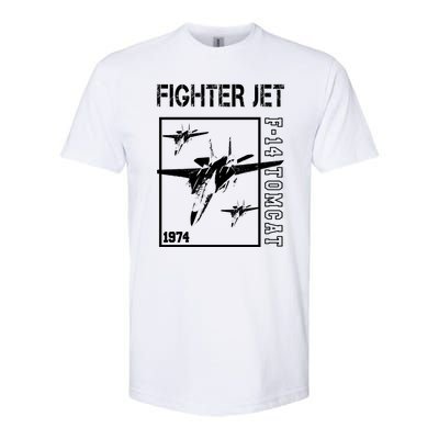 Fighter Jet F14 Tomcat Softstyle CVC T-Shirt