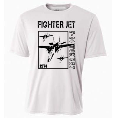 Fighter Jet F14 Tomcat Cooling Performance Crew T-Shirt