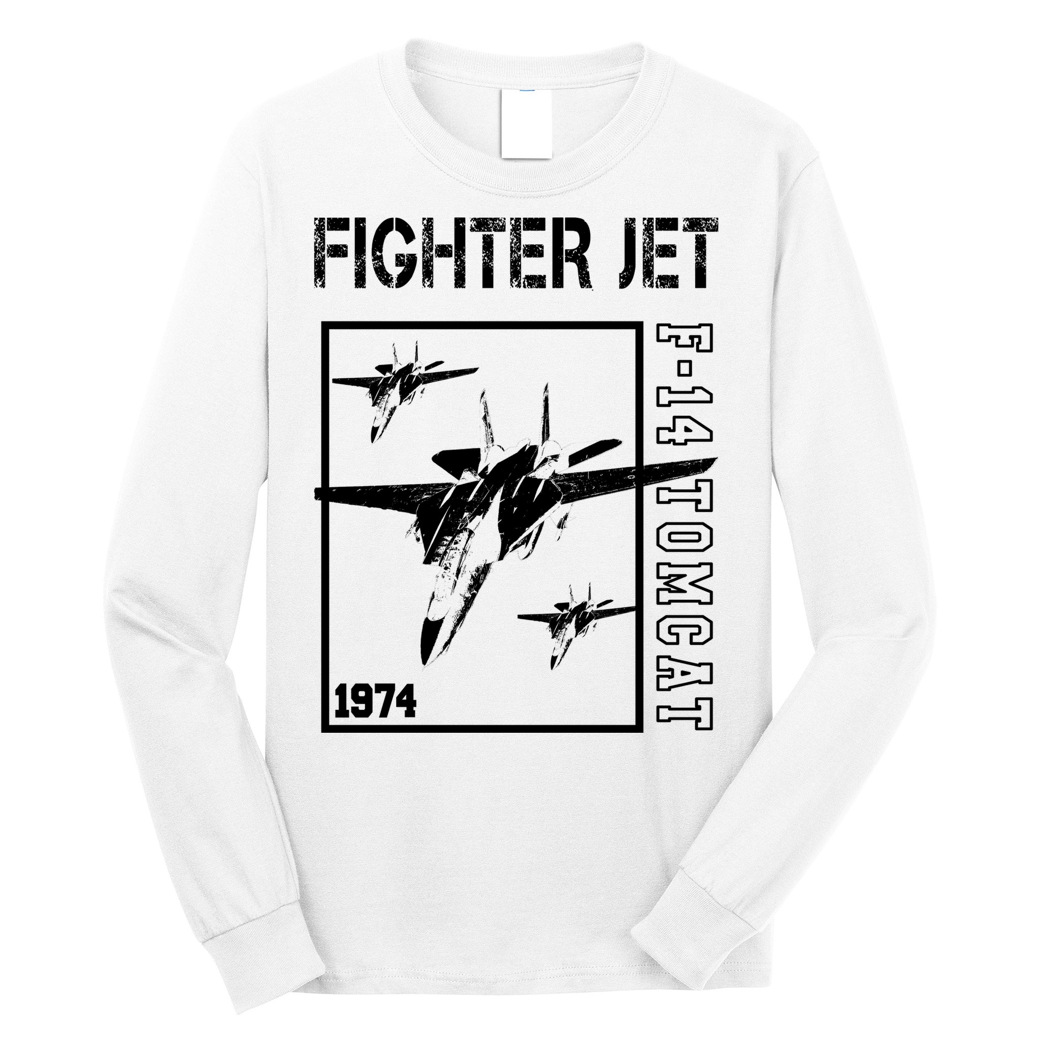 Fighter Jet F14 Tomcat Long Sleeve Shirt