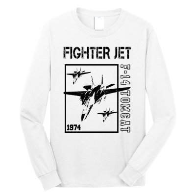 Fighter Jet F14 Tomcat Long Sleeve Shirt