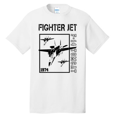 Fighter Jet F14 Tomcat Tall T-Shirt