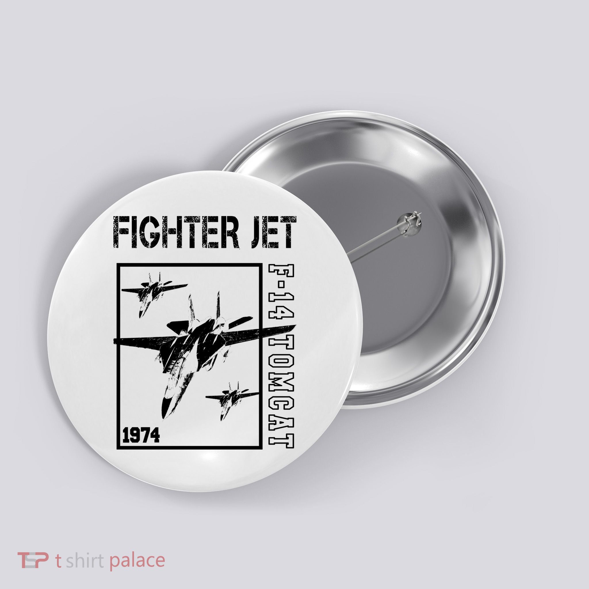 Fighter Jet F14 Tomcat Button