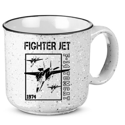 Fighter Jet F14 Tomcat 15oz Campfire Ceramic Mug
