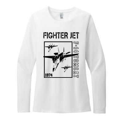 Fighter Jet F14 Tomcat Womens CVC Long Sleeve Shirt