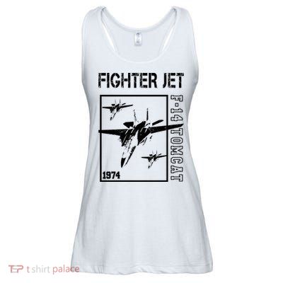 Fighter Jet F14 Tomcat Ladies Essential Flowy Tank