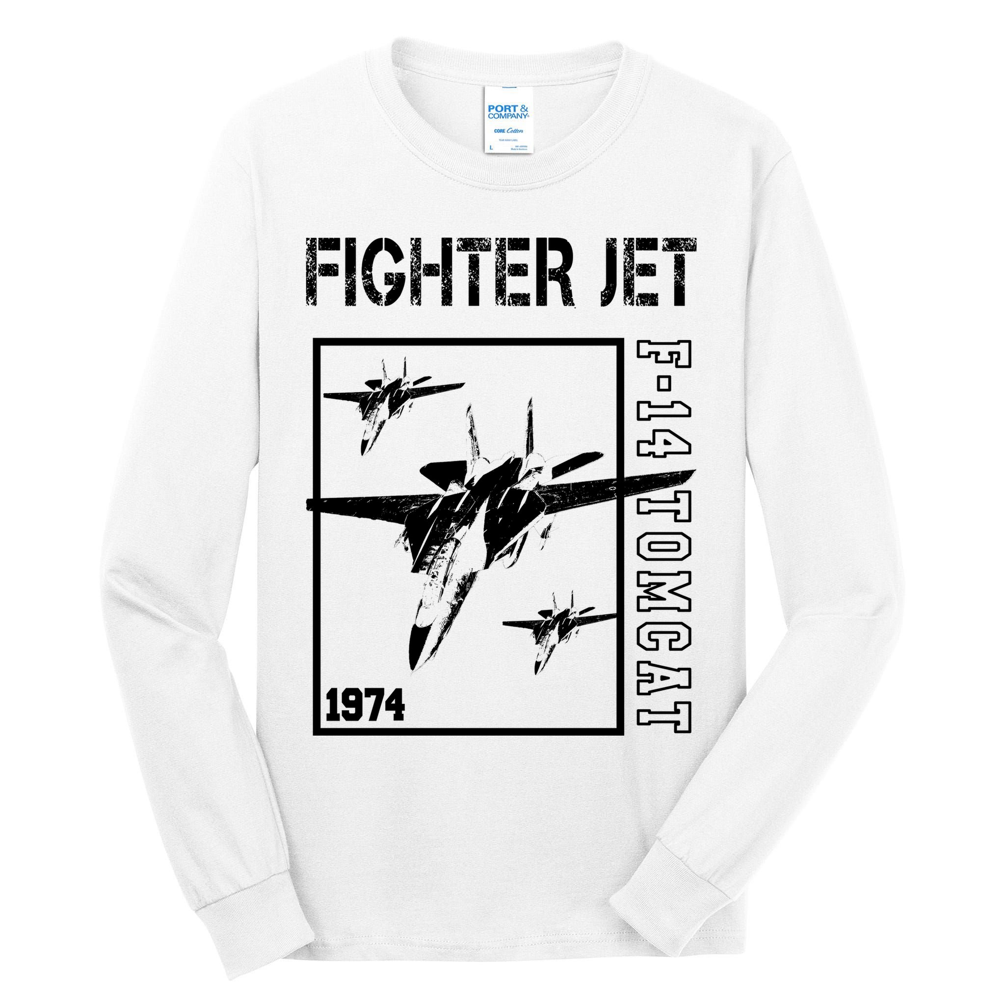 Fighter Jet F14 Tomcat Tall Long Sleeve T-Shirt