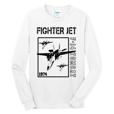 Fighter Jet F14 Tomcat Tall Long Sleeve T-Shirt