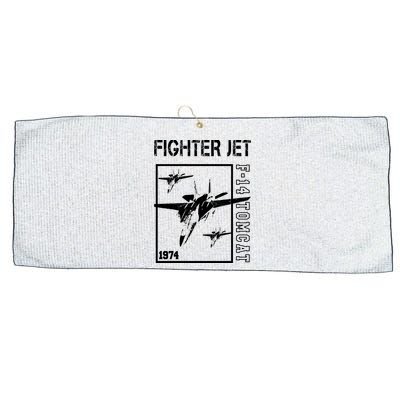 Fighter Jet F14 Tomcat Large Microfiber Waffle Golf Towel