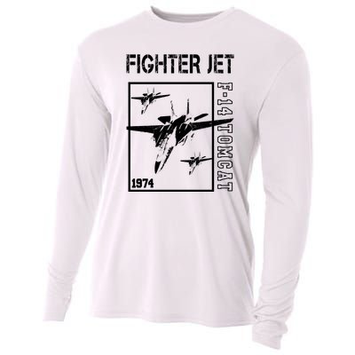 Fighter Jet F14 Tomcat Cooling Performance Long Sleeve Crew