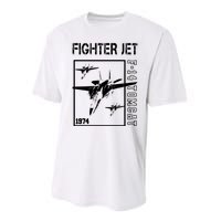 Fighter Jet F14 Tomcat Performance Sprint T-Shirt