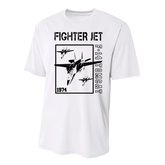 Fighter Jet F14 Tomcat Performance Sprint T-Shirt