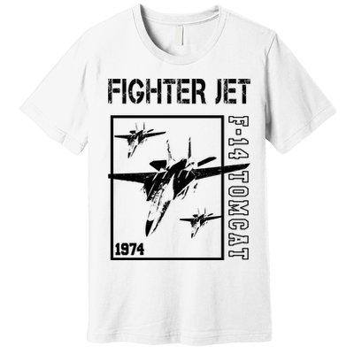 Fighter Jet F14 Tomcat Premium T-Shirt
