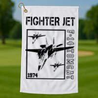 Fighter Jet F14 Tomcat Golf Towel
