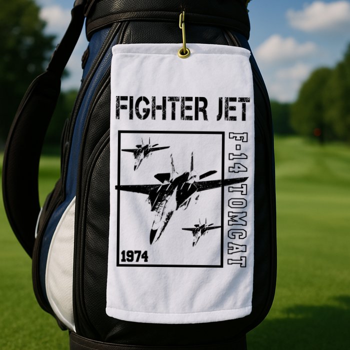 Fighter Jet F14 Tomcat Golf Towel