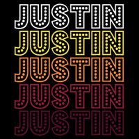 Funny Justin First Name Justin 16 in Basic Backpack