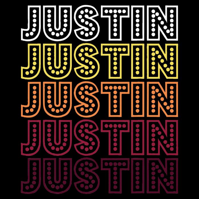 Funny Justin First Name Justin 16 in Basic Backpack